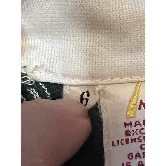 Vintage McDonald's Uniform Top Crest 1983 Size‎ 6 Green USA Made - Picture 6 of 8